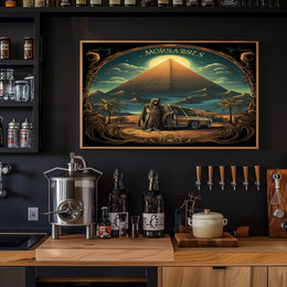 Mystical Journey In The Desert Poster