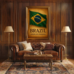 Brazil Order And Progress Poster