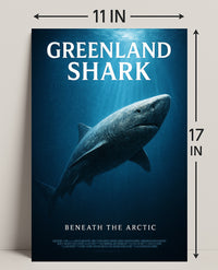 Greenland Shark Beneath the Arctic Poster PosterGoat