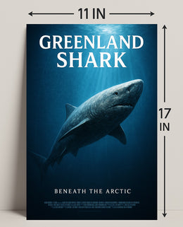 Greenland Shark Beneath the Arctic Poster PosterGoat