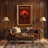 Pennsylvania Landscape Art Poster