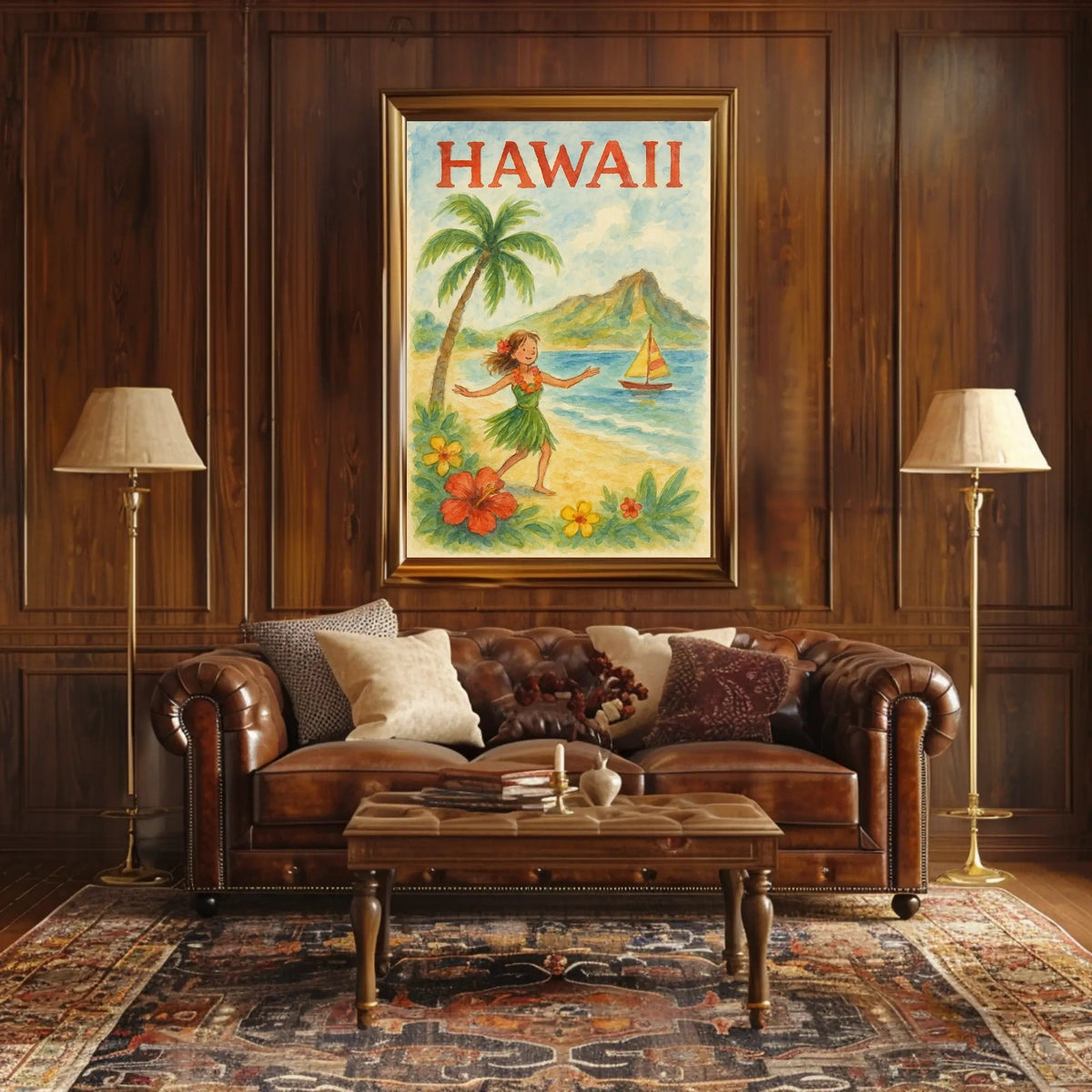 Hawaiian Paradise Poster