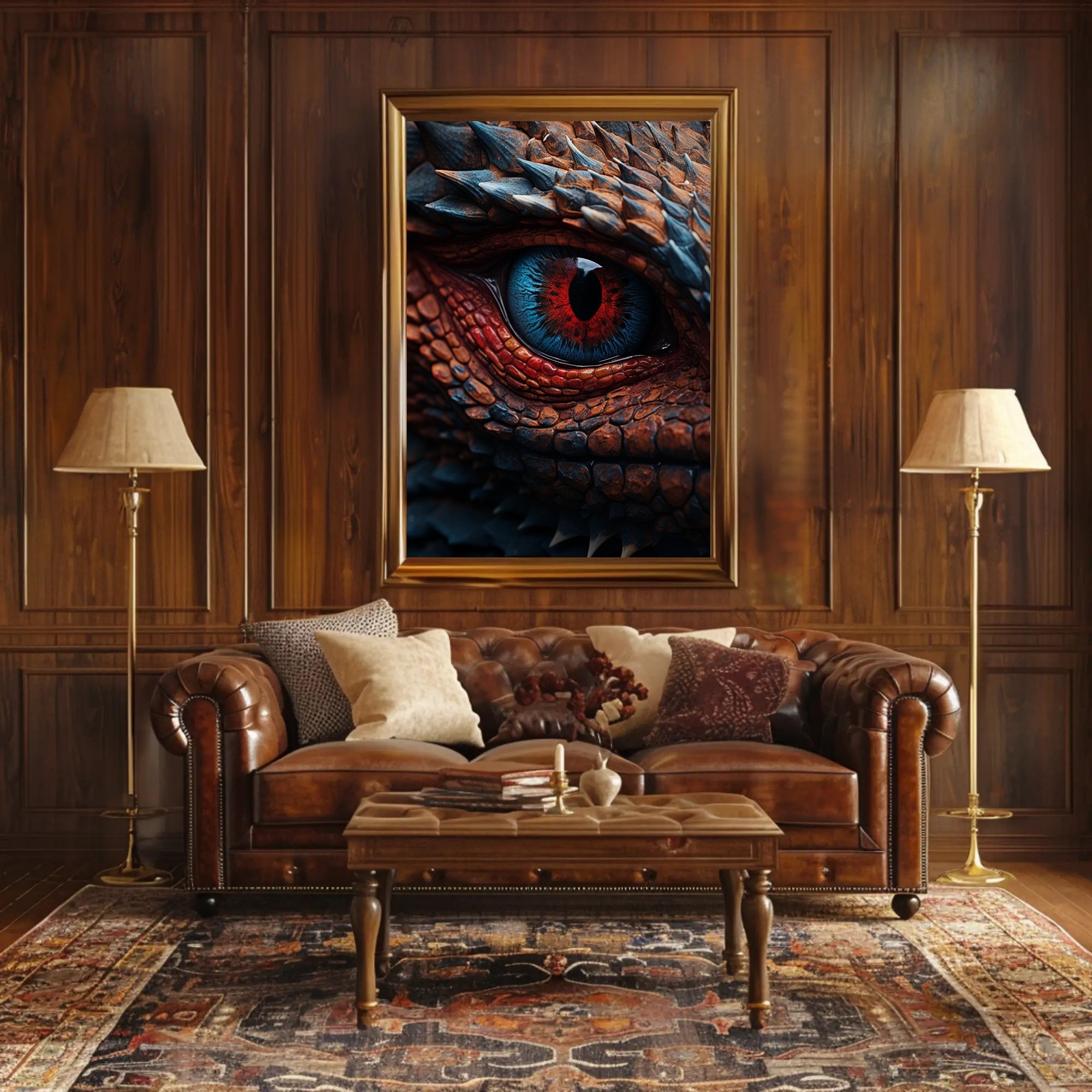 DragonS Gaze Poster
