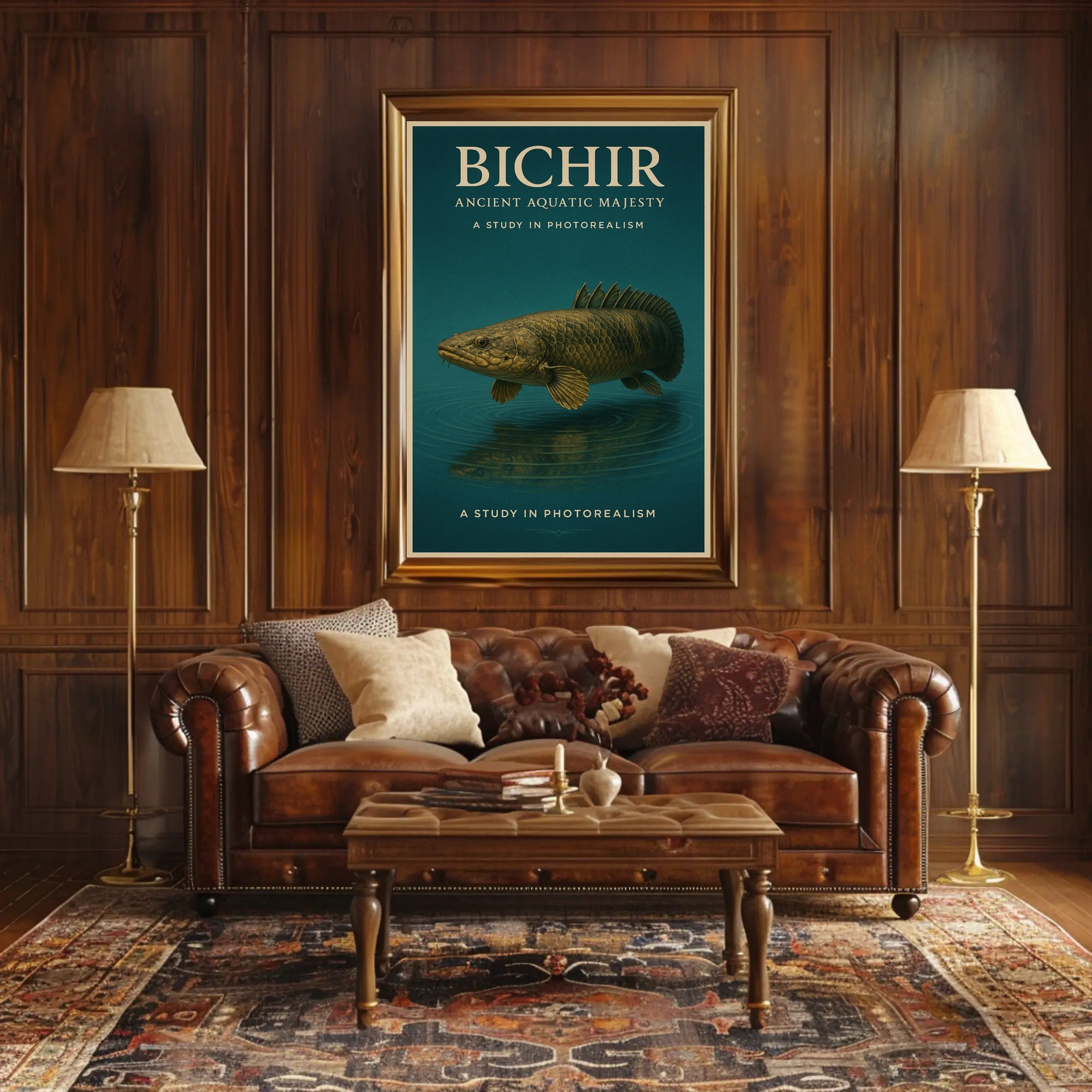 Bichir Ancient Aquatic Majesty Poster PosterGoat