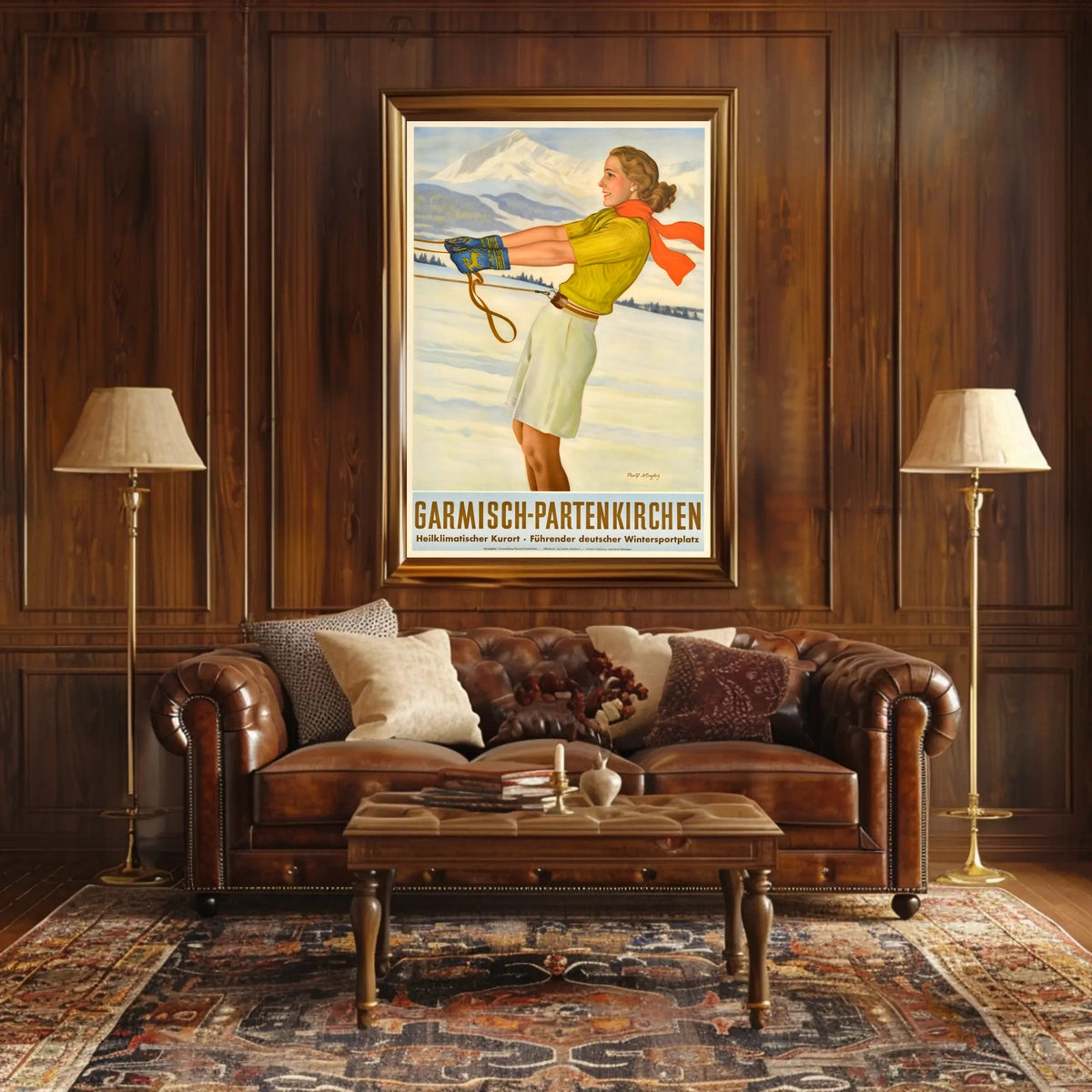 Garmisch-Partenkirchen Winter Sports Poster