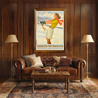 Garmisch-Partenkirchen Winter Sports Poster