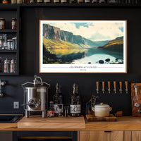 Coumshingaun Lough Scenic Beauty Travel Poster