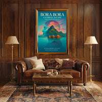Bora Bora A Surreal Escape Poster