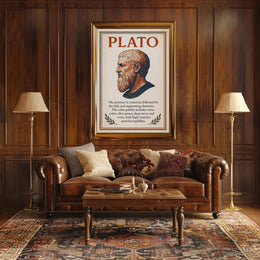 Plato Philosophical Icon Poster PosterGoat