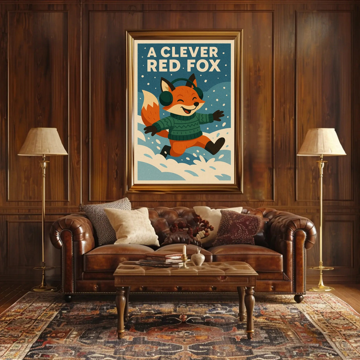 A Clever Red Fox Poster