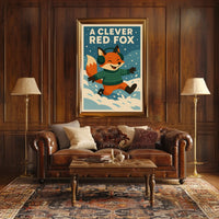 A Clever Red Fox Poster