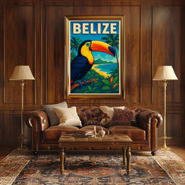 Belize Tropical Paradise Poster