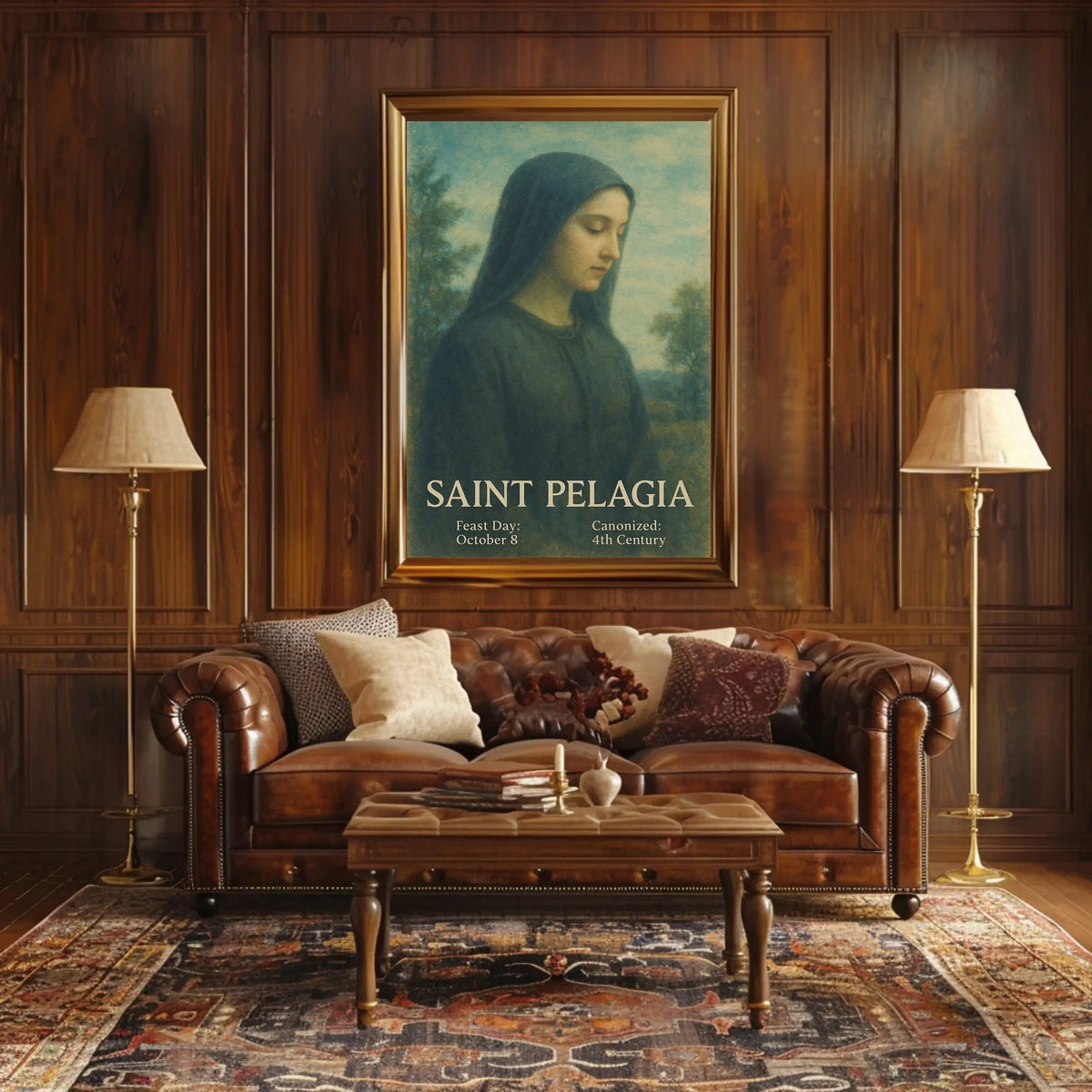 Saint Pelagia Poster