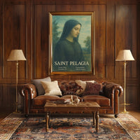 Saint Pelagia Poster