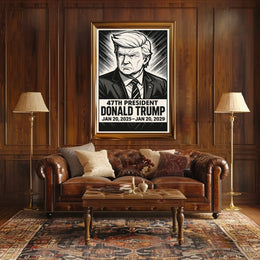 Donald Trump 47th President Poster