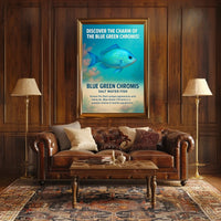 Discover The Charm Of The Blue Green Poster