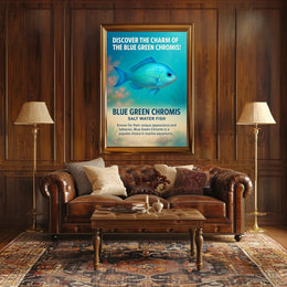 Discover The Charm Of The Blue Green Poster