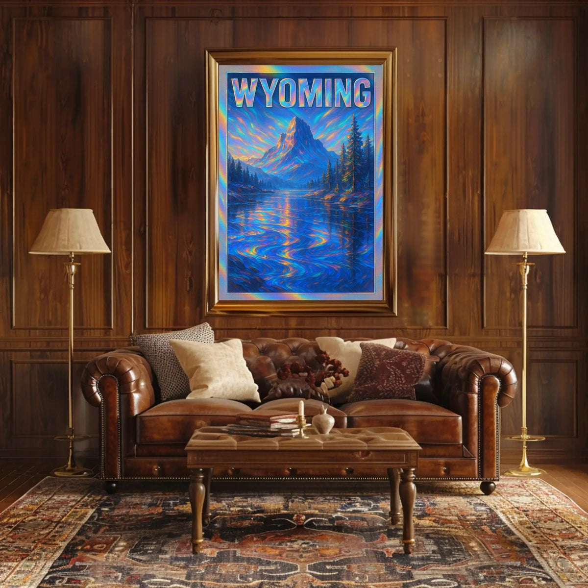 Wyoming Mountain Majesty Poster