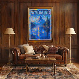 Wyoming Mountain Majesty Poster