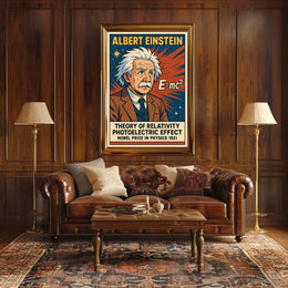 Albert Einstein Nobel Prize In Physics Poster