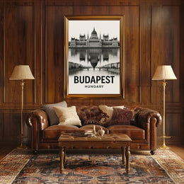 Budapest Reflection Poster