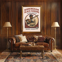 Birmingham Black Barons Negro Leagues Poster PosterGoat