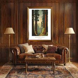 Majestic Redwoods Poster PosterGoat