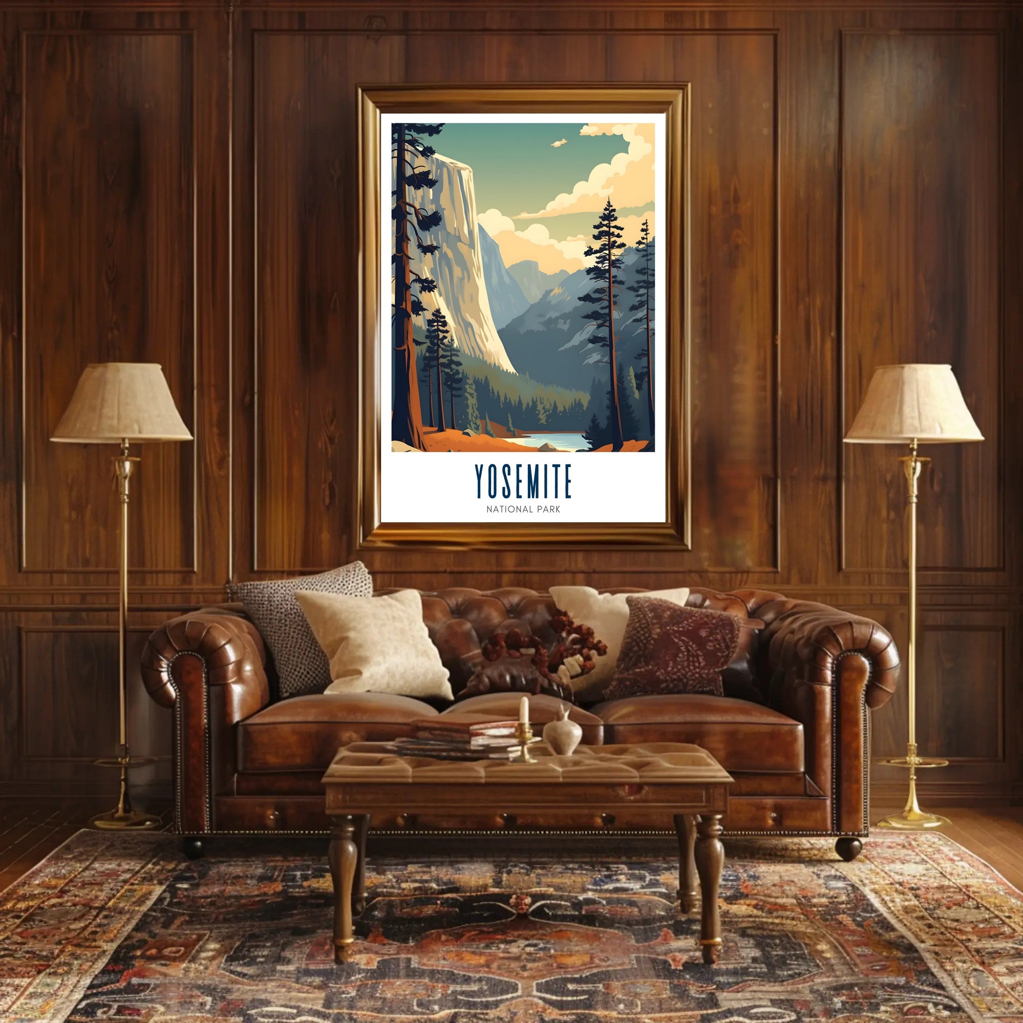 Yosemite National Park Vintage Poster Print