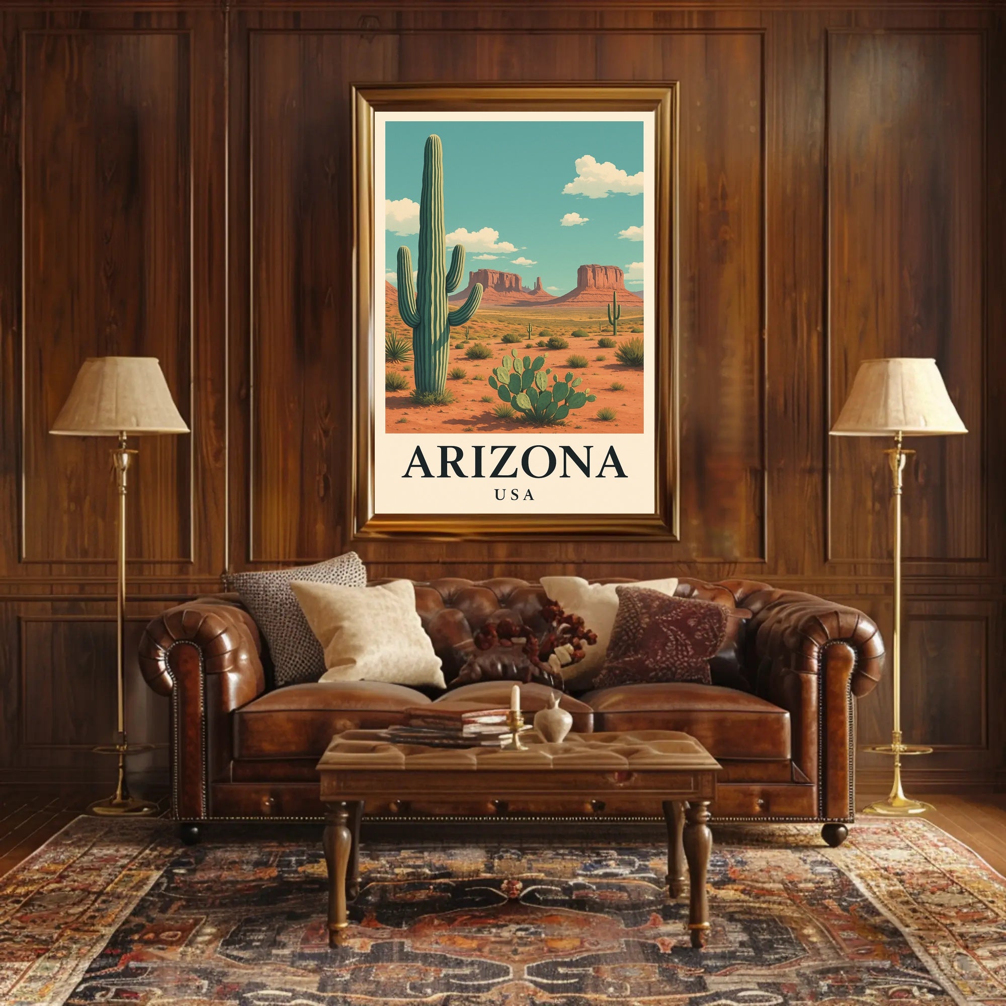 Arizona Desert Adventure Travel Poster