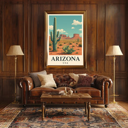 Arizona Desert Adventure Travel Poster