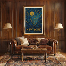 New York Nightscape Poster