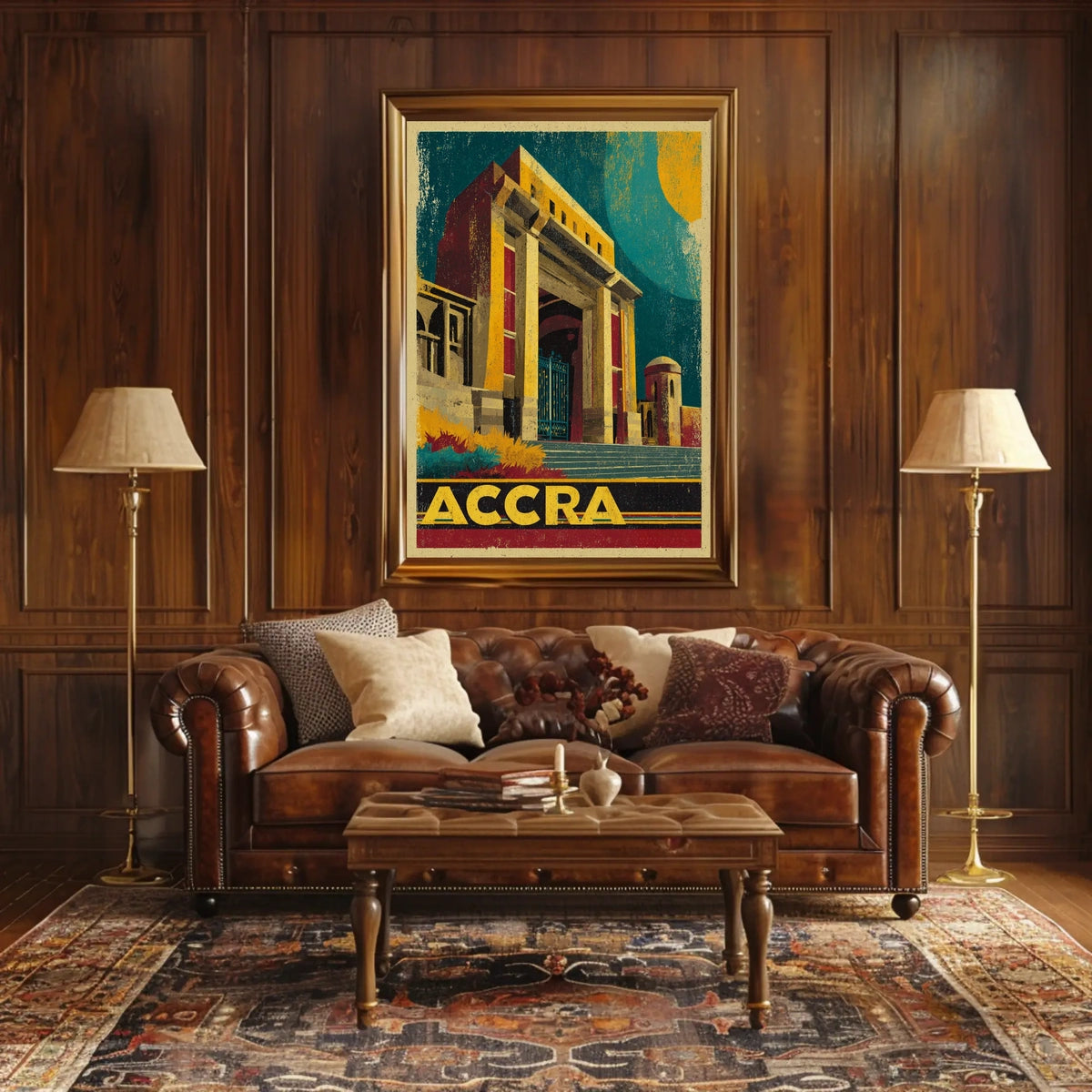 Accra Architectural Poster