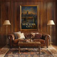 New York City Skyline Poster