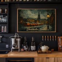 Stockholm Winter Market Poster