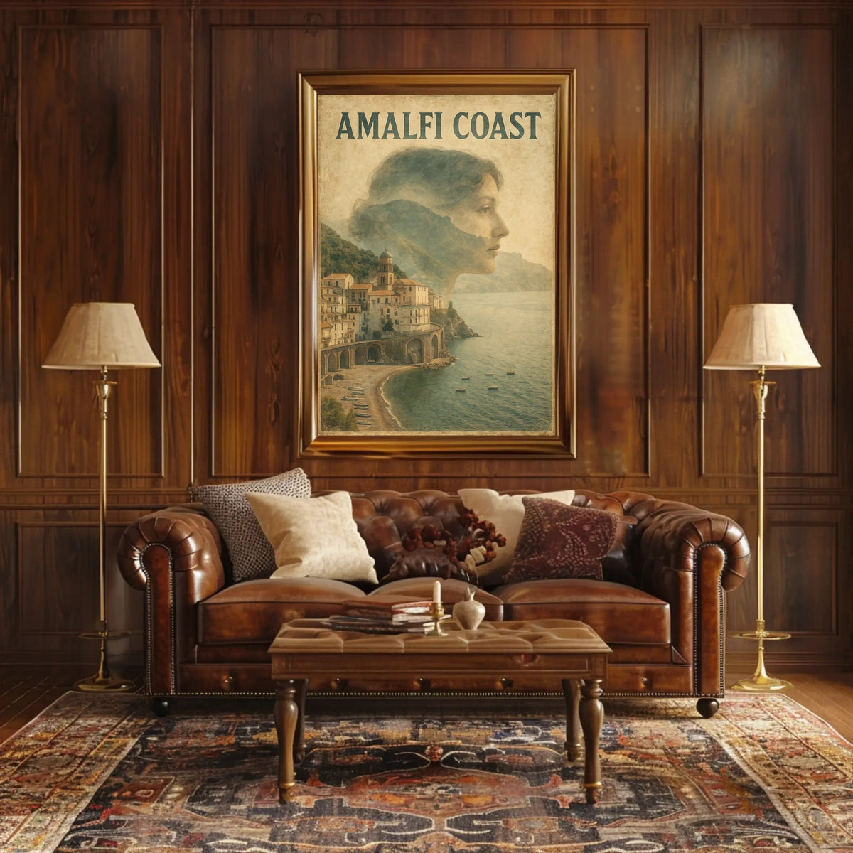 Amalfi Coast Dreamscape Poster