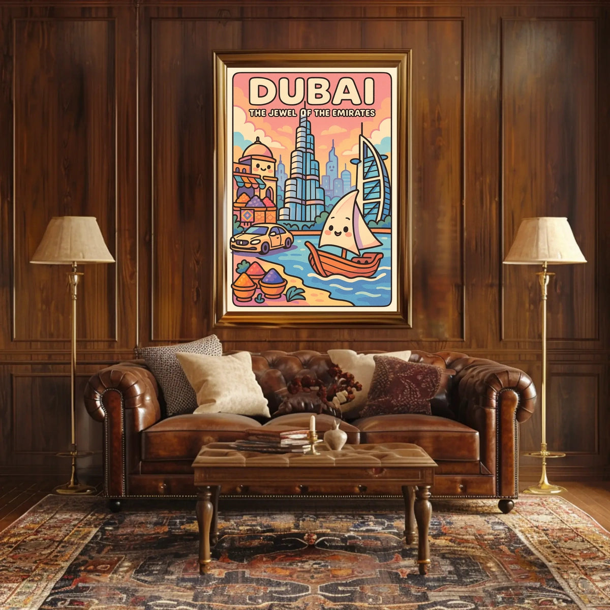 Dubai The Jewel of the Emirates Poster