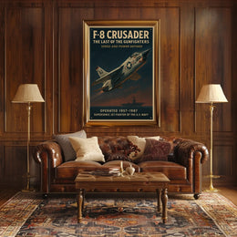 F-8 Crusader The Last of the Gunfighters Poster