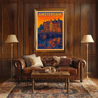 Amsterdam Evening Glow Poster