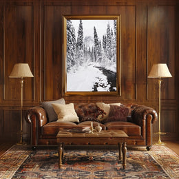 Winter Wonderland Photorealistic National Park Poster