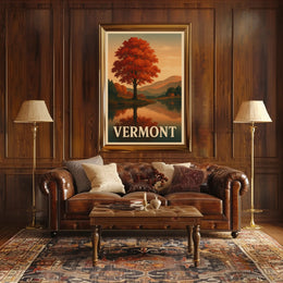 Vermont Autumn Splendor Wall Art Print