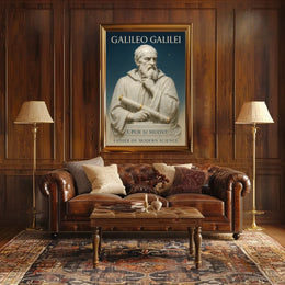 Galileo Galilei Father Of Modern Poster