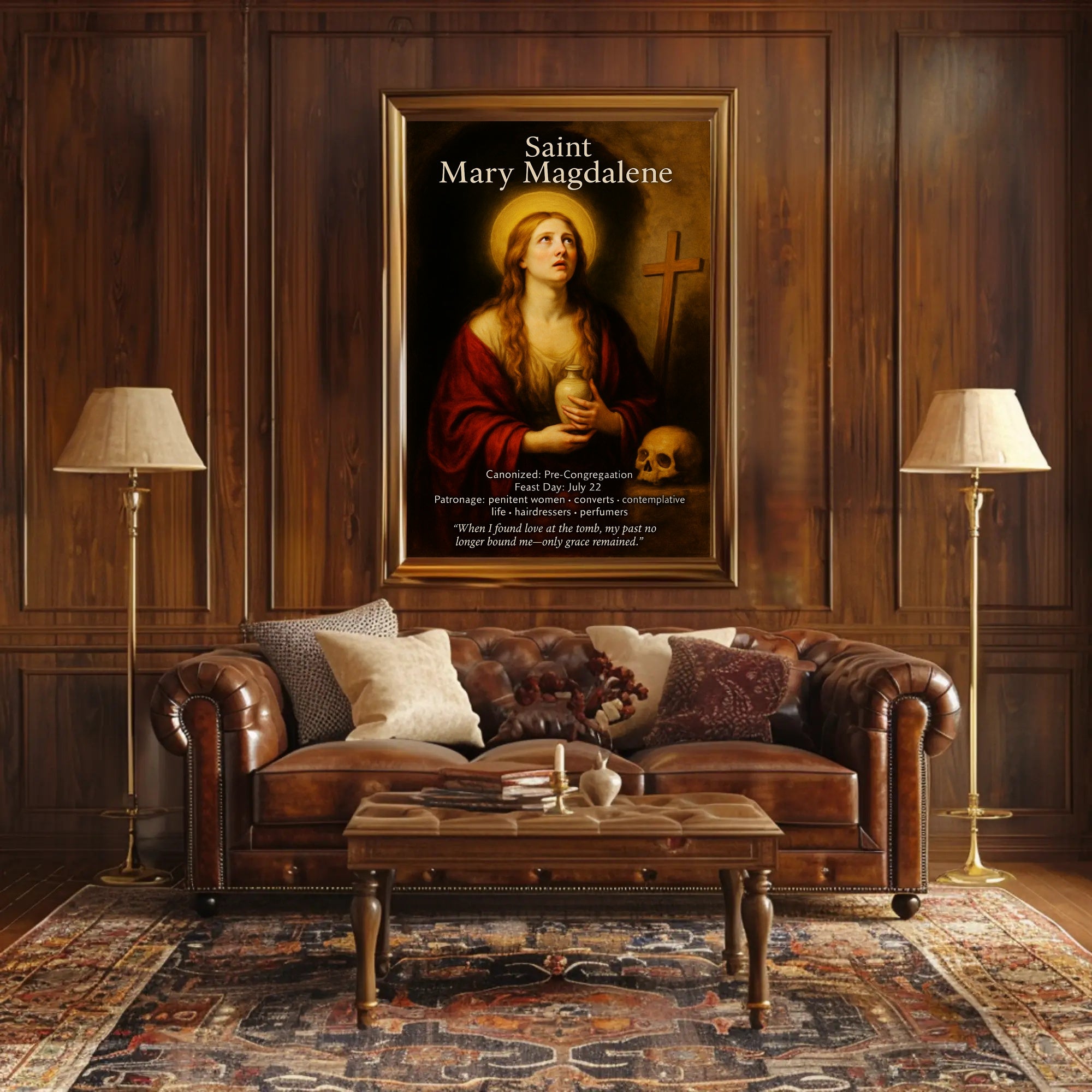 Saint Mary Magdalene Poster PosterGoat