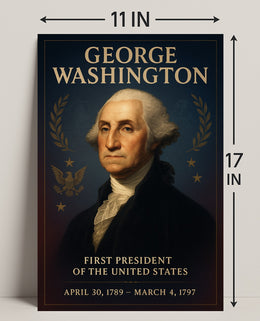George Washington 1st President Poster PosterGoat
