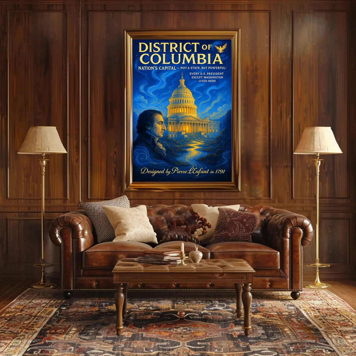 District of Columbia Nation's Capital Poster
