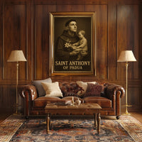 Saint Anthony Of Padua Poster