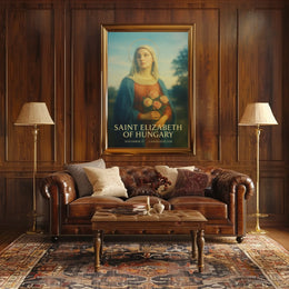 Saint Elizabeth Of Hungary Poster