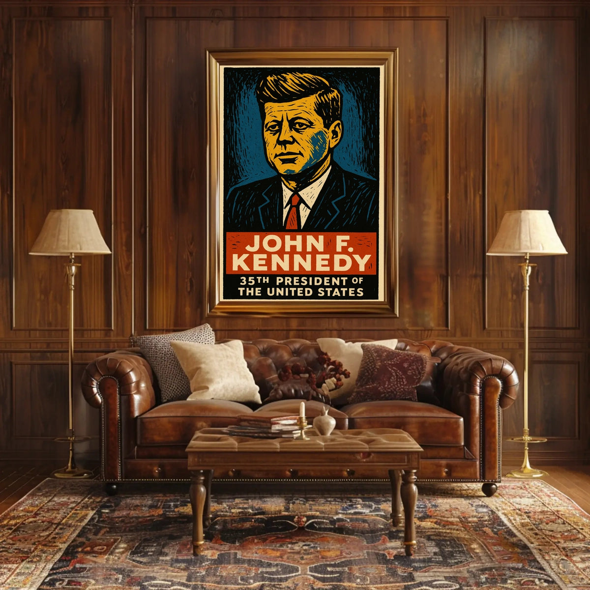 John F. Kennedy 35Th President Poster