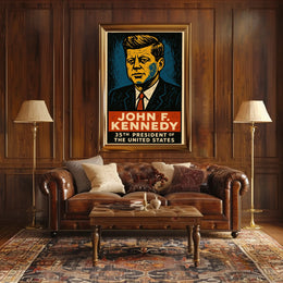 John F. Kennedy 35Th President Poster