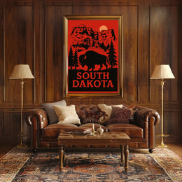 Mount Rushmore And South Dakota Poster
