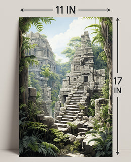 Lost Jungle Temples Poster